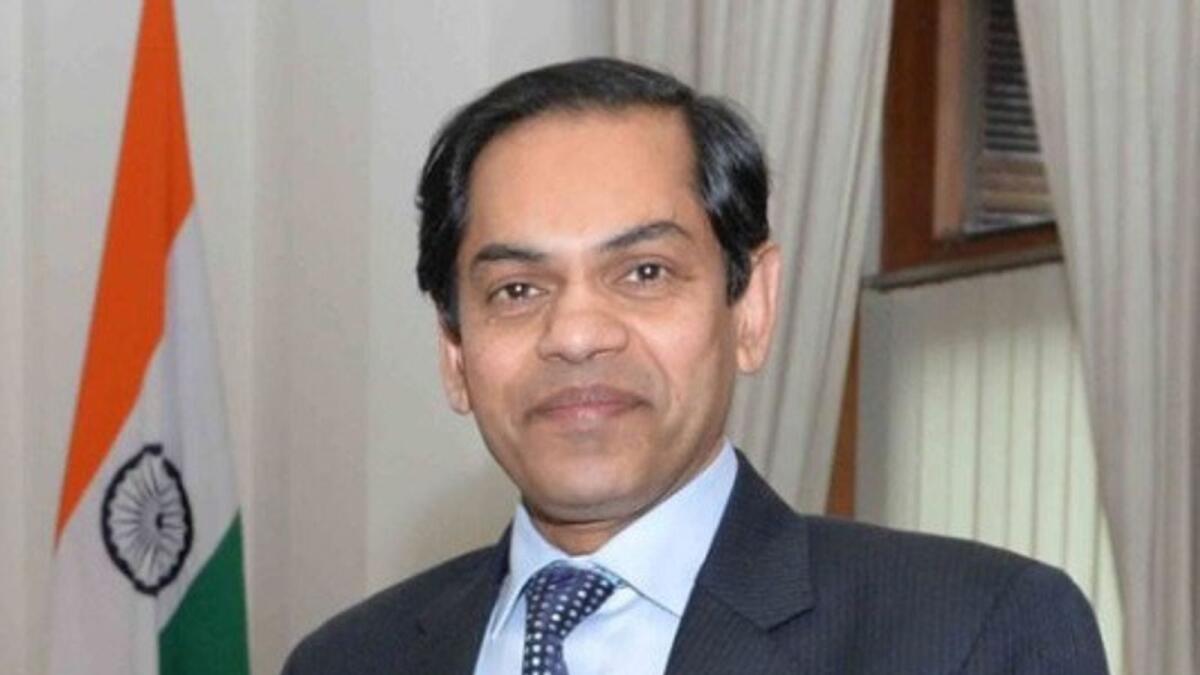 Indian Ambassador to the UAE Sunjay Sudhir. File photo