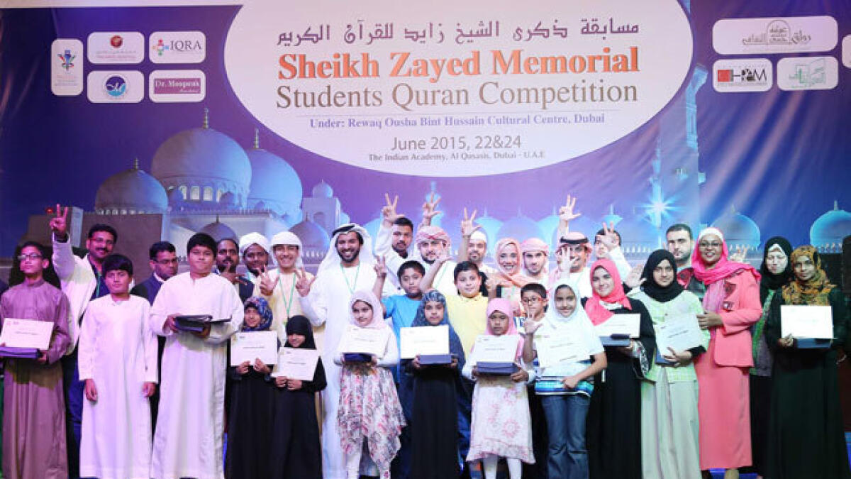 85 students shine at Shaikh Zayed Quran Award
