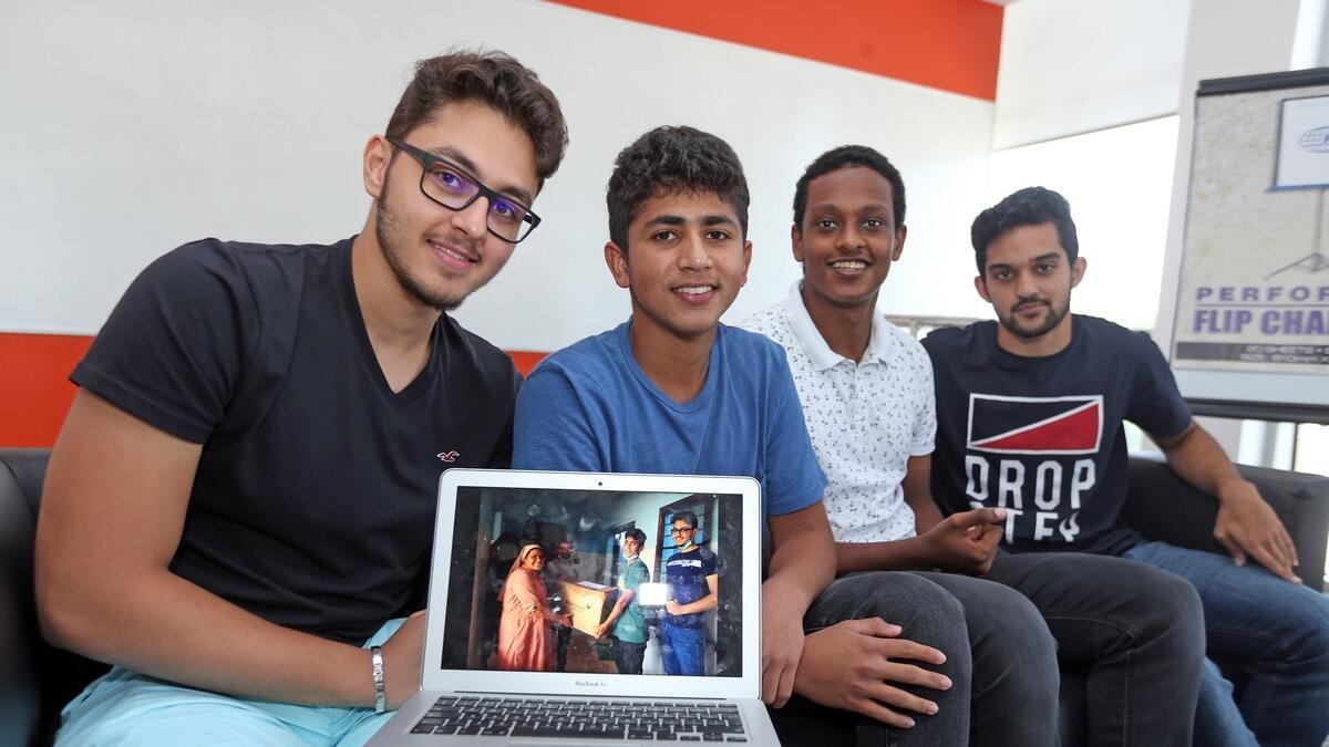 4 UAE-based students travel to flood-hit Kerala to help with clean up operations