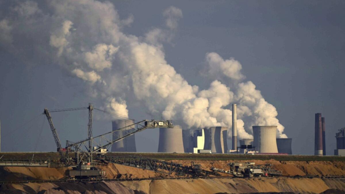 Coal-fired power station Neurath of German energy giant RWE in Garzweiler. — AFP