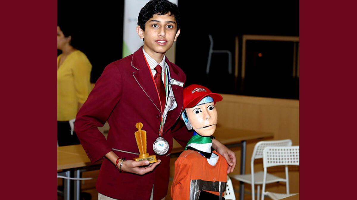 Dubai boy creates robot that speaks 7 languages 