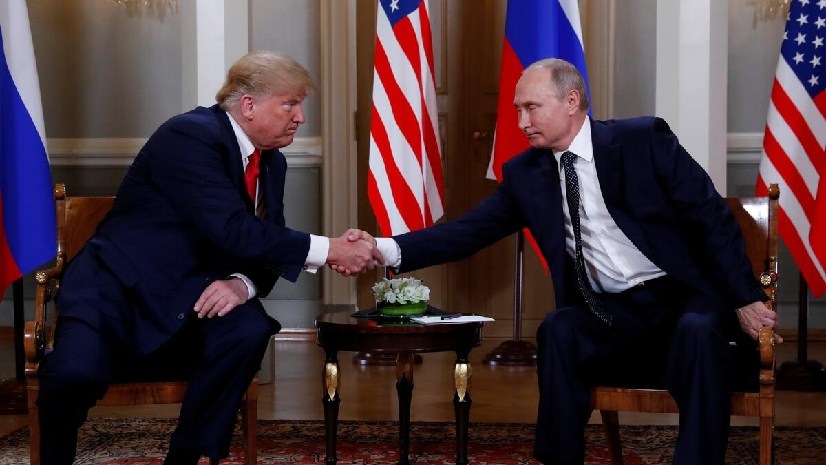 Trump sits down with Putin after denouncing past US policy on Russia 
