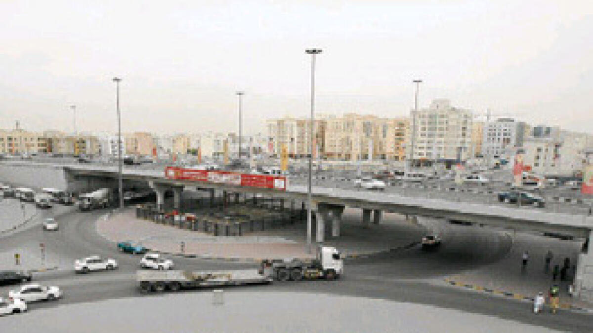 Traffic diversions at National Paints Roundabout