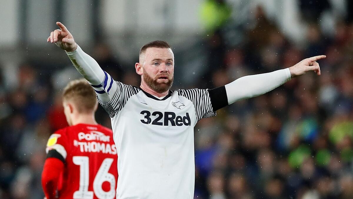 Rooney dons captains armband on Derby debut