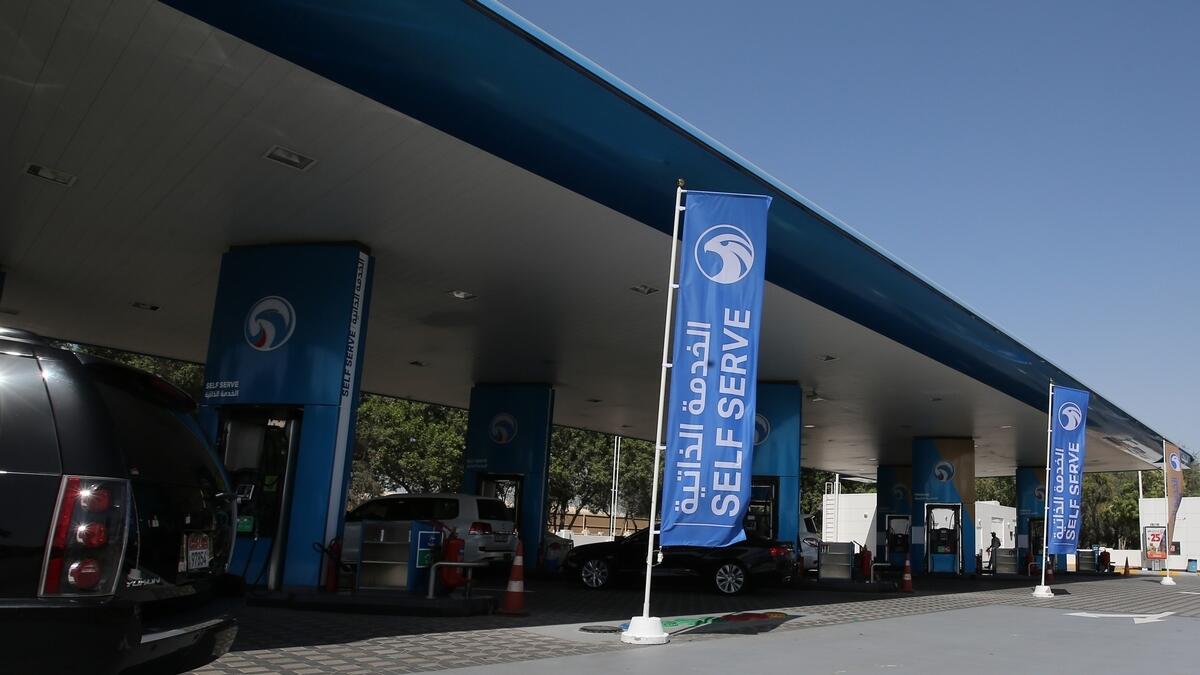 ADNOC Premium and self-serve stands at Adnoc stations.-Photo by Ryan Lim/Khaleej Times