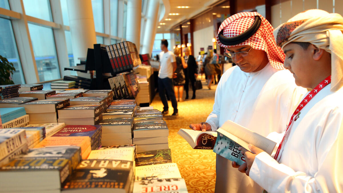 A sneak peek into the opening of the Emirates Airline Festival of Literature in Dubai Festival City on Tuesday 8, March 2016. Photos by Juidin Bernarrd