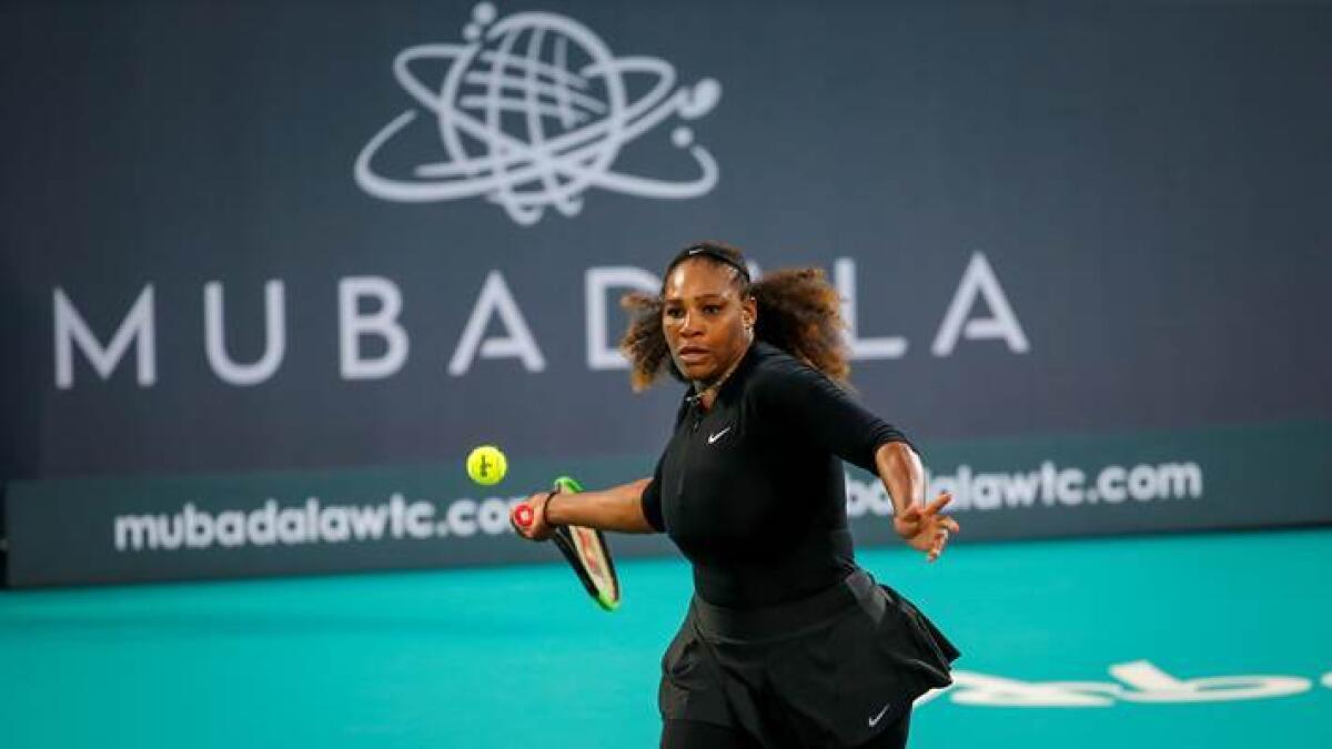 Serena to make appearance at Mubadala 