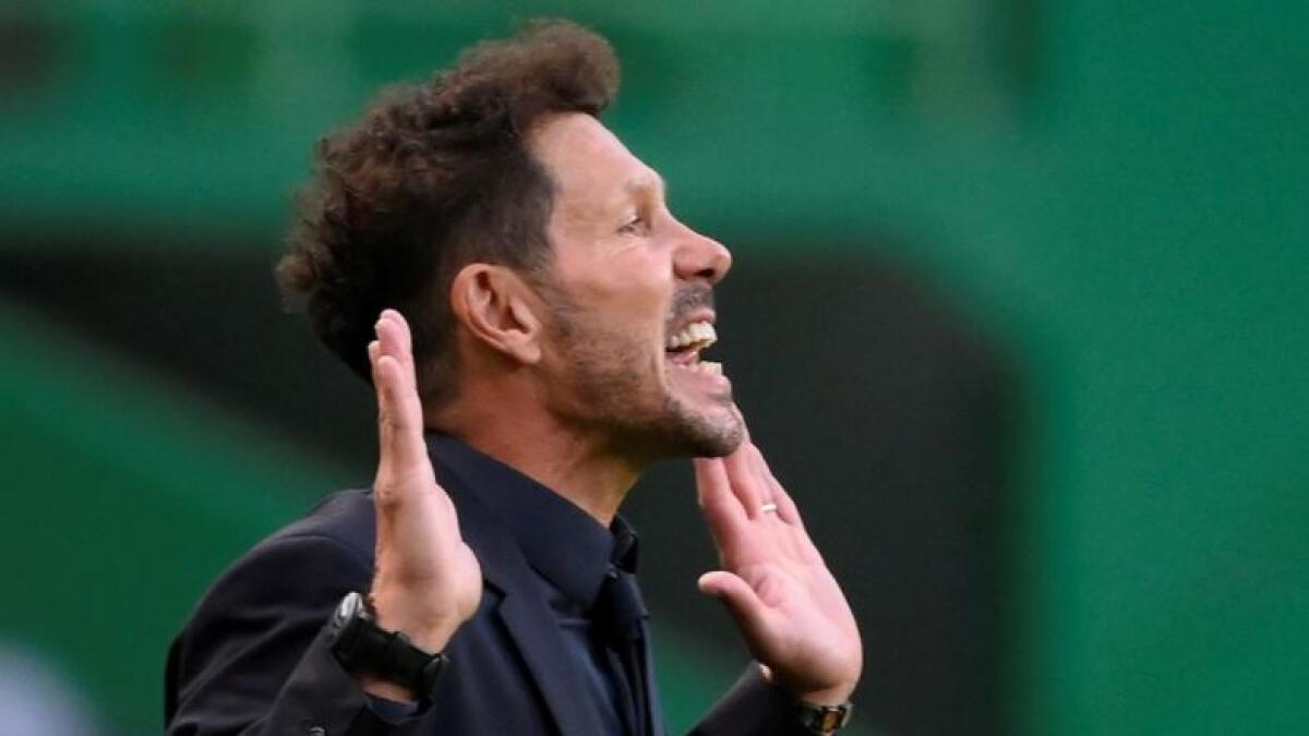 Atletico Madrid coach Diego Simeone conceded they had been over-powered by the Germans. (Reuters)