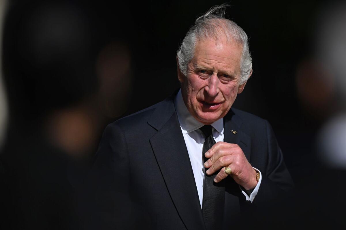 Britain's King Charles III. Photo: AFP