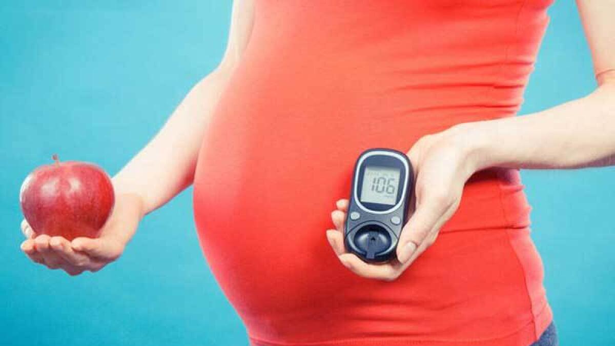 Gestational diabetes is usually asymptomatic