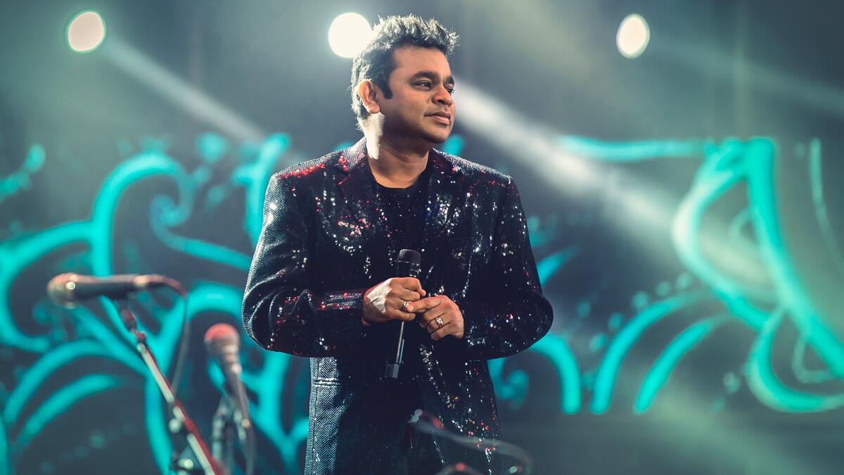 A.R. AR Rahman on stage at the Coca-Cola Arena in Dubai this November City Walk UAE 