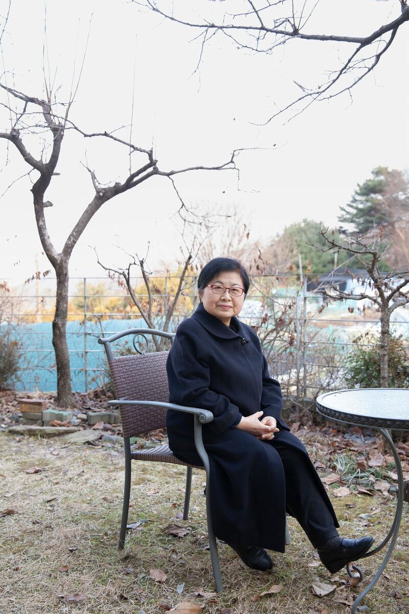 Chung Hyun-back, who was South Korea’s gender equality minister in 2017-18, tried unsuccessfully to raise the country’s plunging fertility rate. Among the obstacles she says are to blame is the country’s “patriarchal culture.” (Jeongmee Yoon for The New York Times)