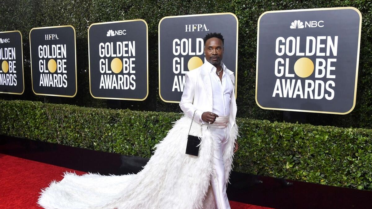 It's not every day we're blessed by an angel. Billy Porter in a Alex Vinash