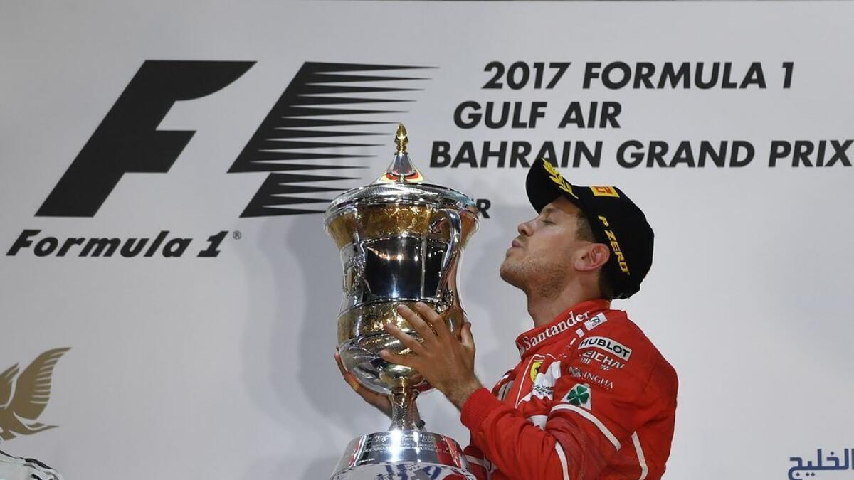 Vettel tops Hamilton in Bahrain GP