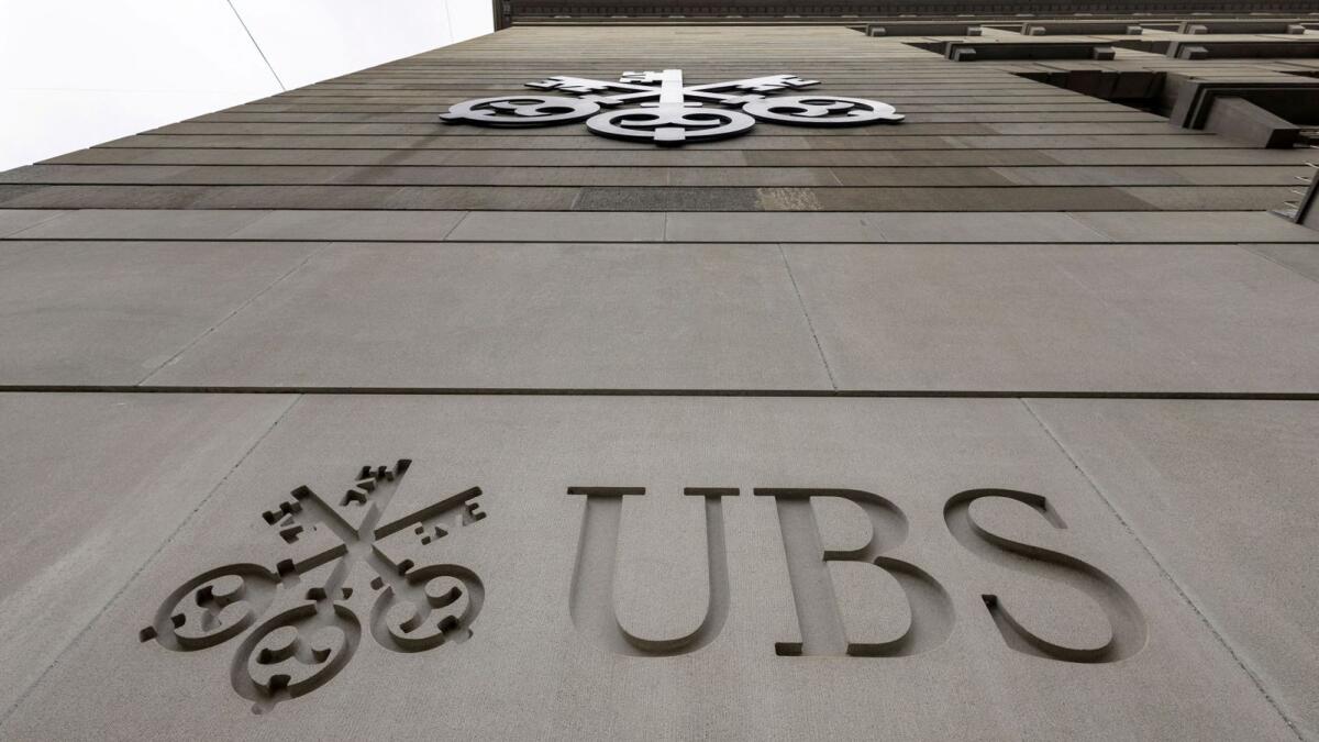 UBS said it saw a net inflow of new money into its global wealth management division of $28 billion. - Reuters