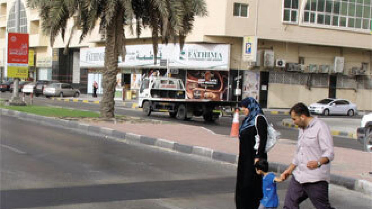 Pedestrian crossings in four Sharjah areas over weekend