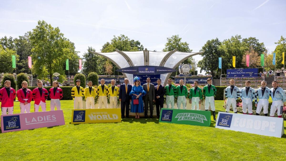 Line-up for the 2022 Dubai Duty Free Shergar Cup. — Supplied photo