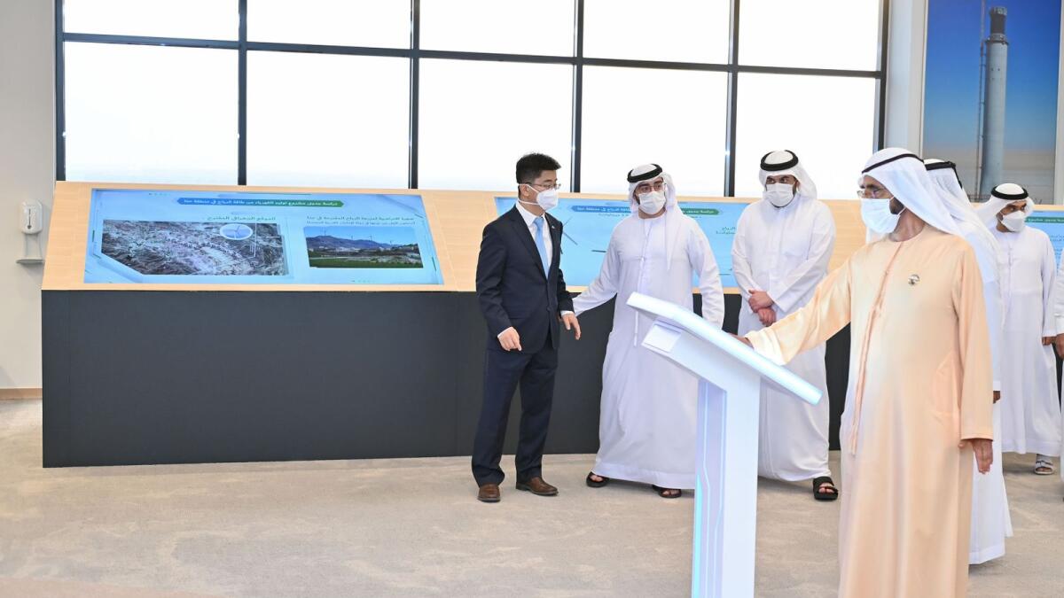 Taking to Twitter, Sheikh Mohammed said the first stage of the 900MW fifth phase of the Mohammed bin Rashid Al Maktoum Solar Park  would be able to power 90,000 homes with a capacity of 300MW. — Supplied photo