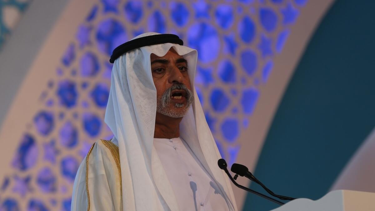Sheikh Nahyan bin Mubarak Al Nahyan, Minister of State for Tolerance.-Photo By Ryan Lim/ Khaleej Times