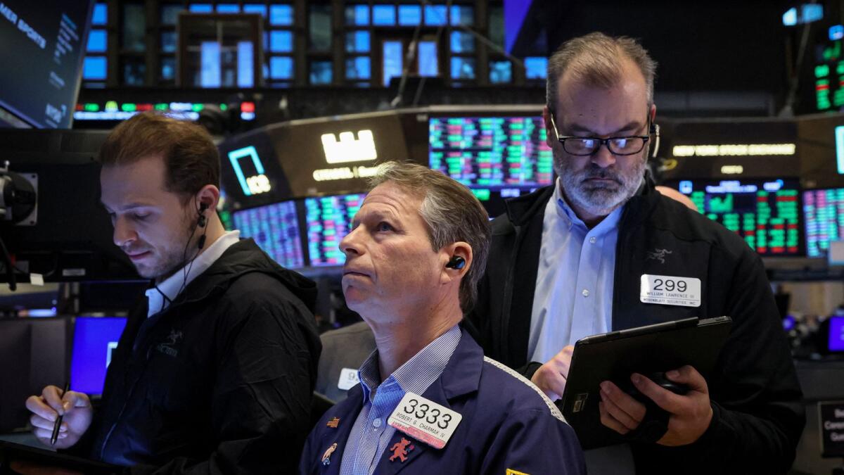 Traders at the New York Stock Exchange. — Reuters