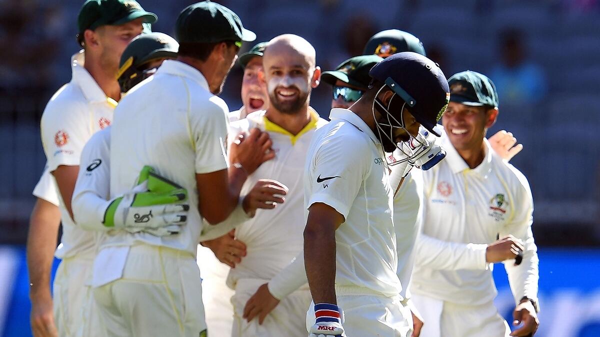 Kohli falls to Lyon as Aussies close in on victory