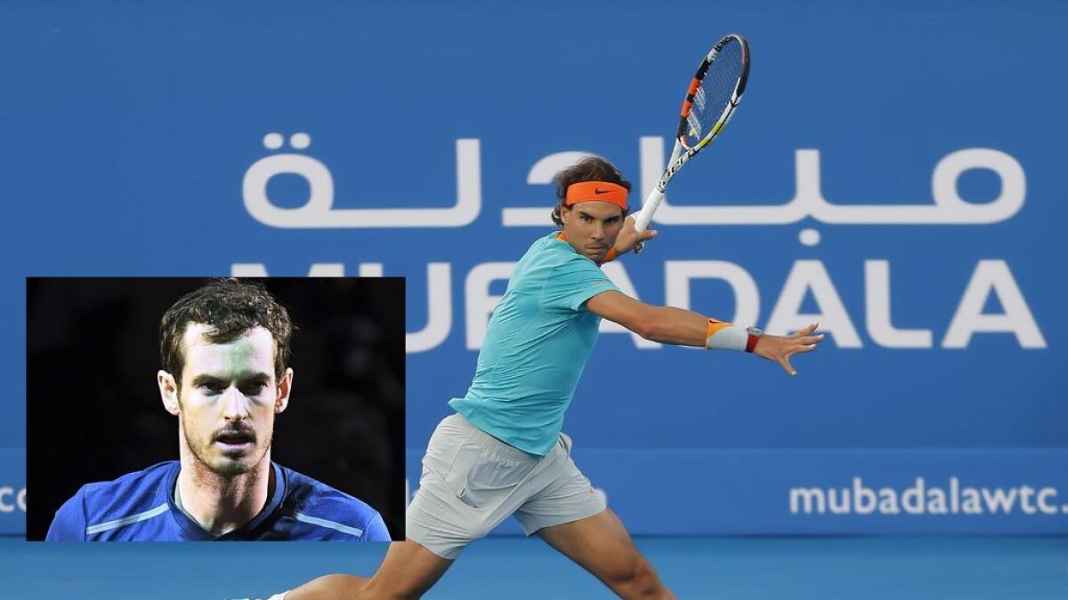 Nadal, Murray to play in Abu Dhabi next month