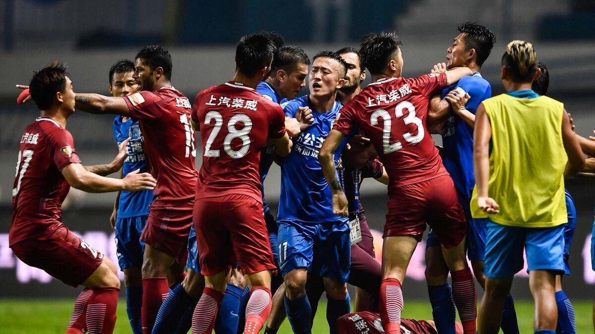 Oscar gets eight-game ban over China brawl
