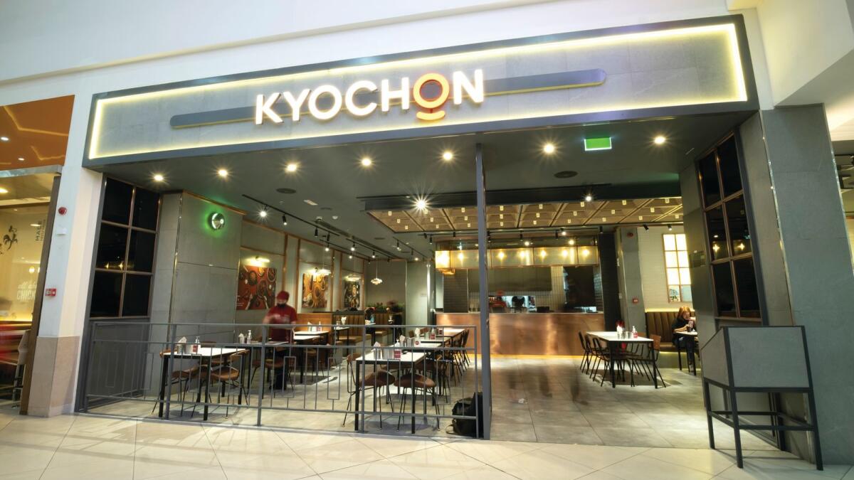 WK150422-SK-KYOCHONInterior of Kyochon, Deira City Centre Dubai. 15 April, 2022. Photo by Shihab