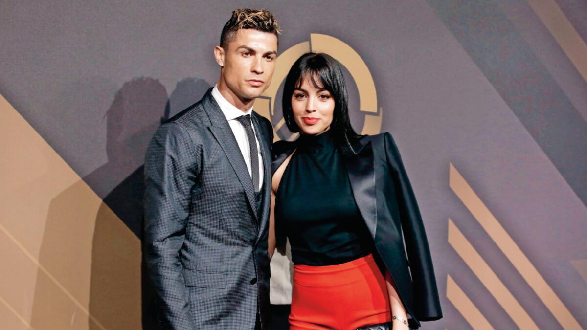 Footballer Cristiano Ronaldo and his partner Georgina Rodríguez lost one of their twins. File photo