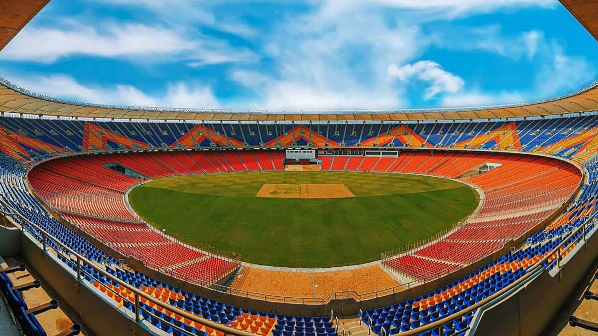 A general view of Motera Stadium, the world's largest cricket venue. (PTI)