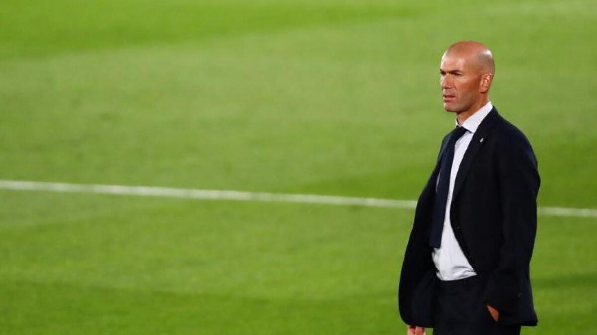 Real Madrid coach Zinedine Zidane (Reuters)