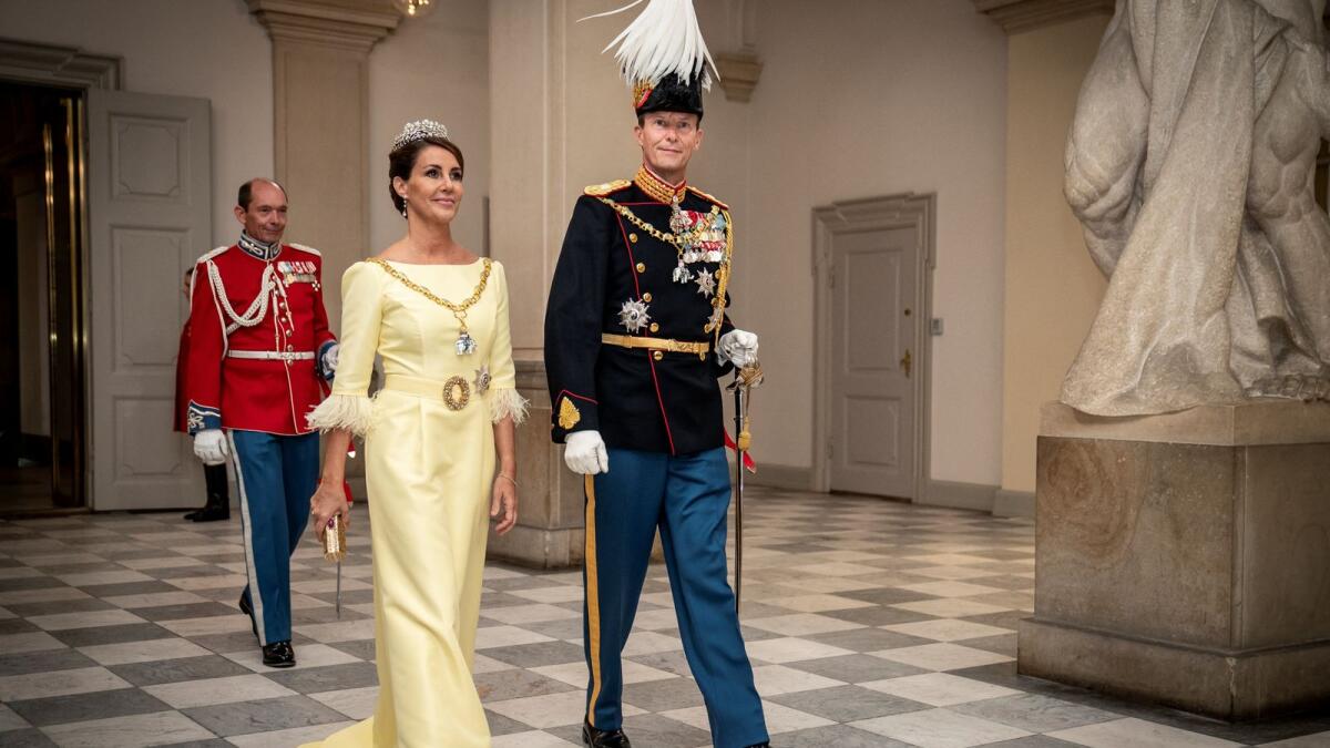 Denmark's Prince Joachim and Princess Marie. Photo: AFP