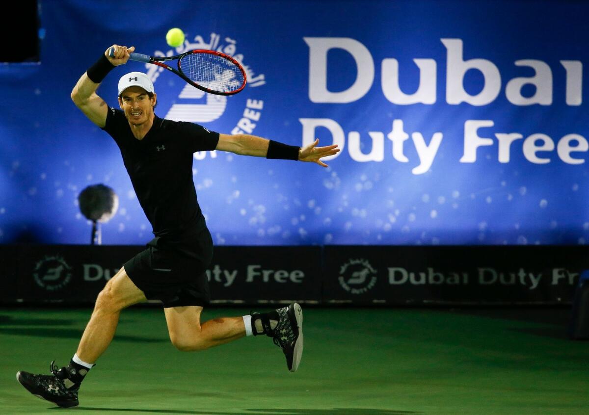 Andy Murray won the Dubai title in 2017. — Supplied photo