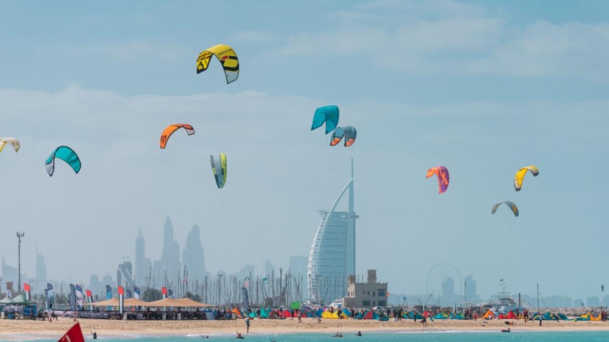 Paragliding in Dubai. Photo: Supplied