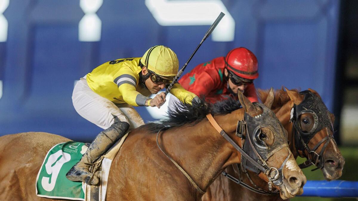 Appreciated beats Sanad Libya in the Curlin Stake. The pair could meet again in Al Maktoum Challenge. (Supplied photo)