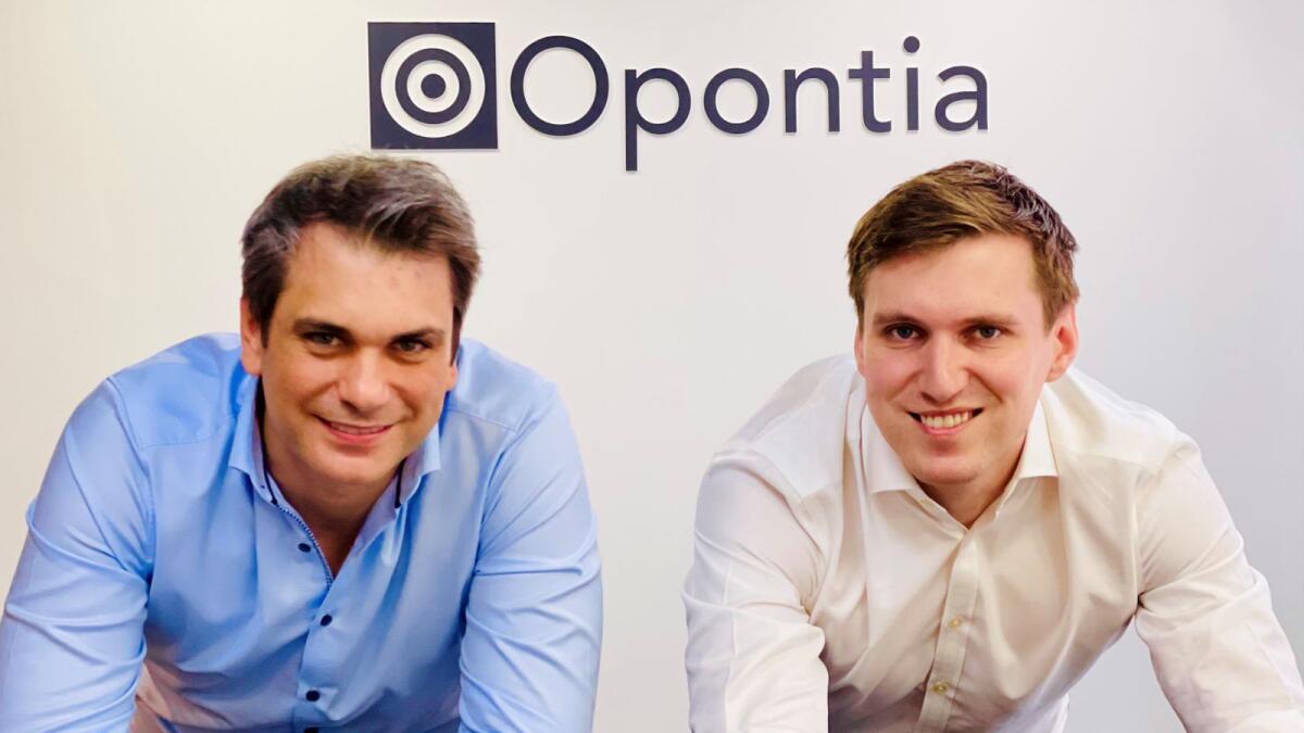 Philip Johnston, CEO of Opontia and Manfred Meyer co-CEO of Opontia