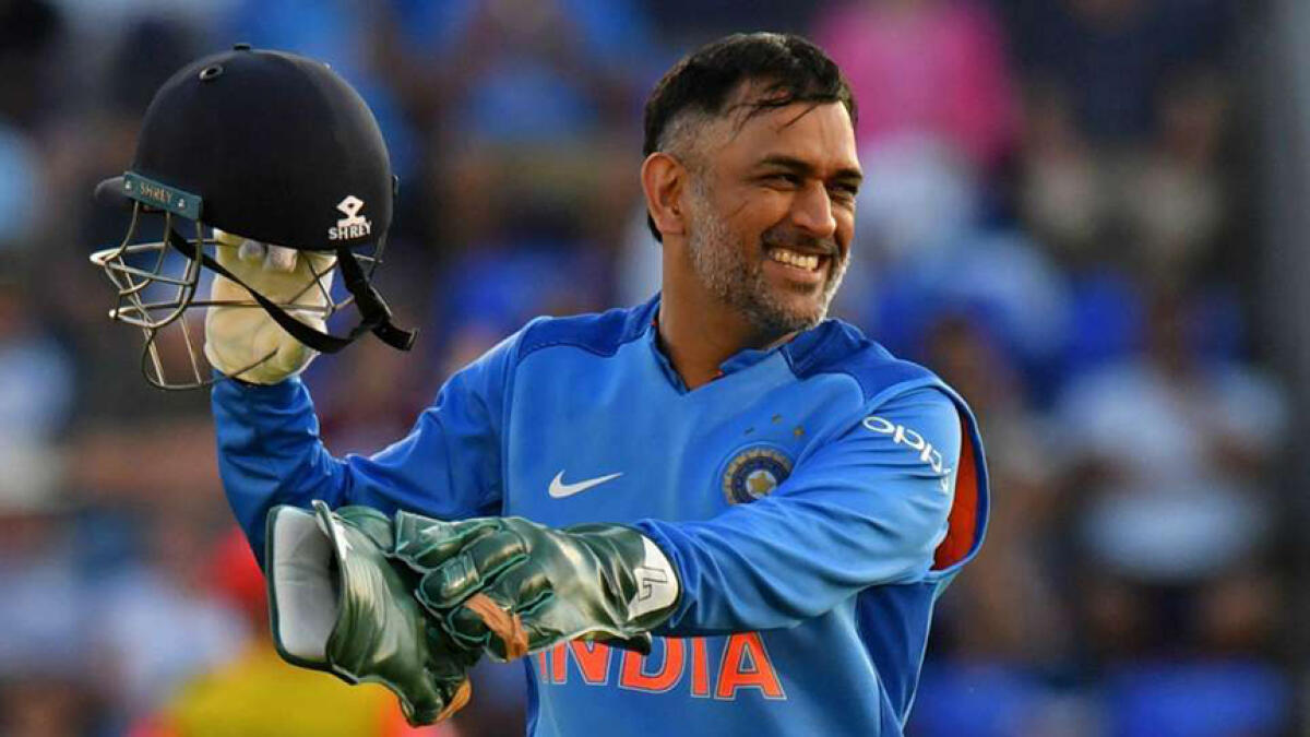 Dhoni last played in the World Cup 2019 semifinal against New Zealand and since then has been on a sabbatical. -- Agencies