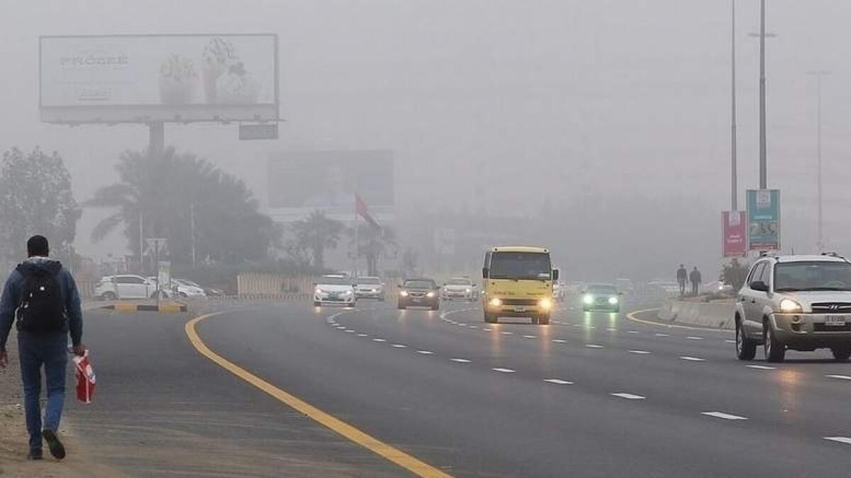 Fog, UAE, Weather, Jais Mountain, Dubai