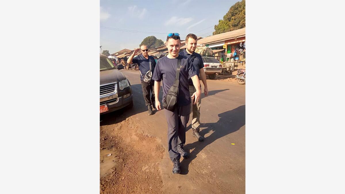 David, Jake and Curtis Webster visiting Republic of Guinea as part of their concessions exploration.