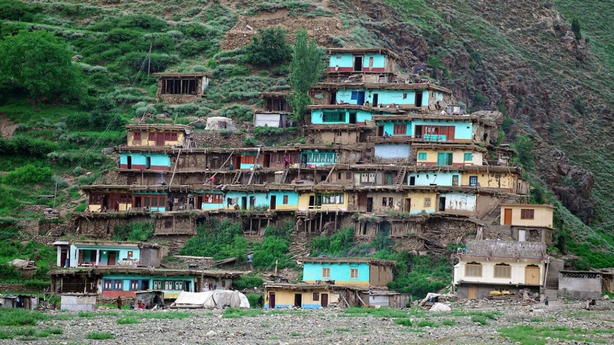 IN TUNE WITH NATURE: Traditional houses in Naran Valley.