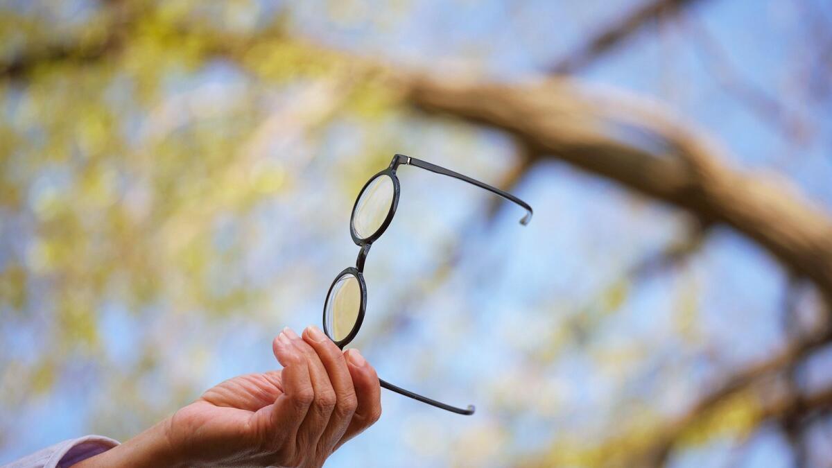 A photo illustration shows a pair of prescription glasses. — Oumayma Ben Tanfous/The New York Times