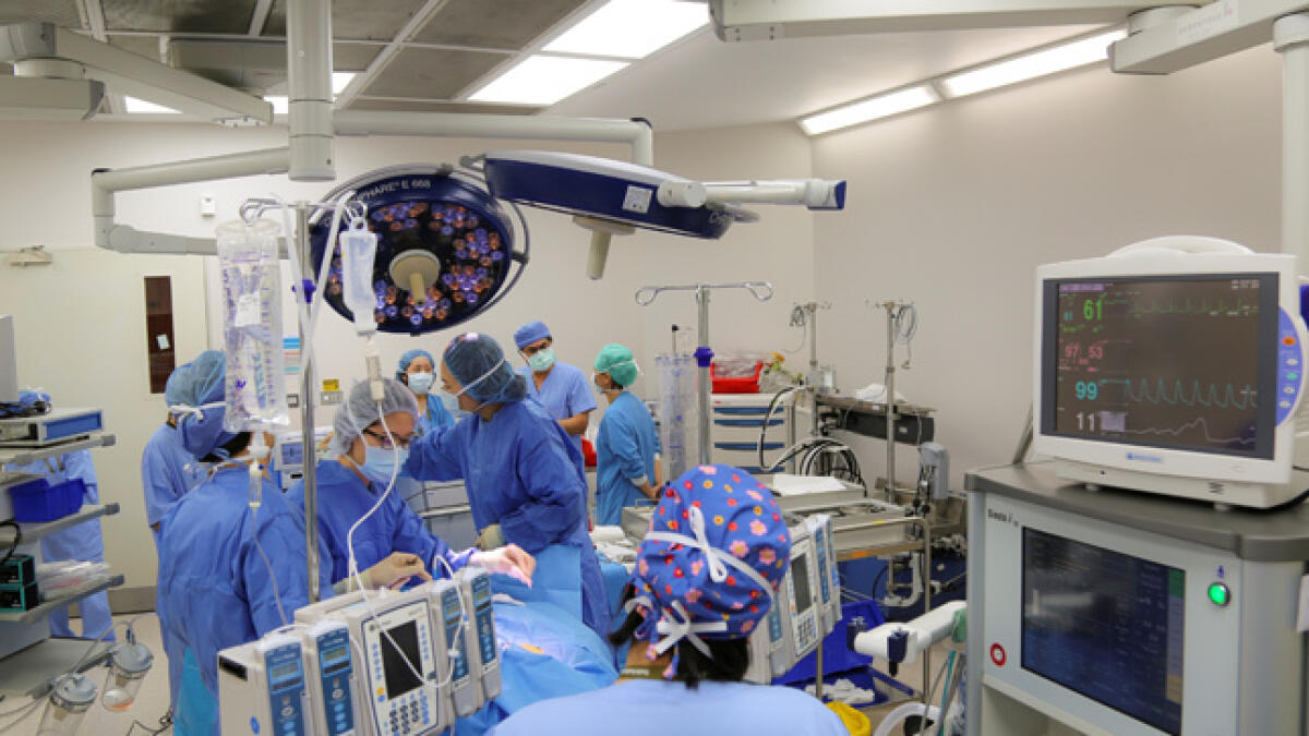 Shaikh Khalifa Hospital conducts first pediatric open heart surgery