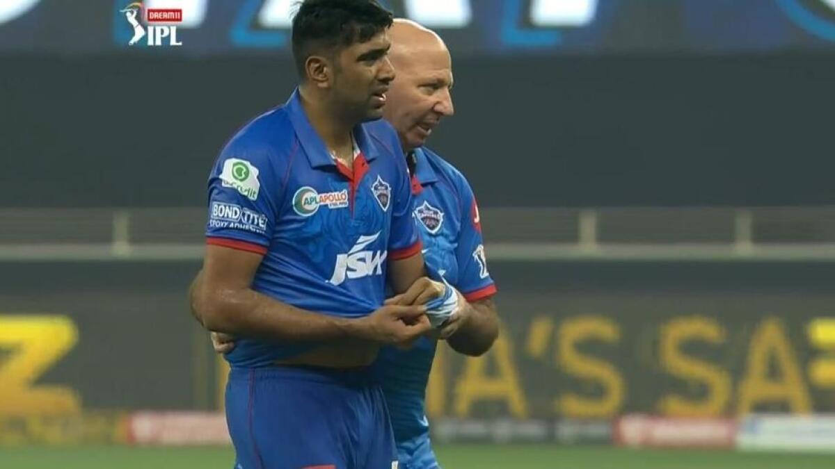 Ravichandran Ashwin suffered shoulder injury during the match against KXIP