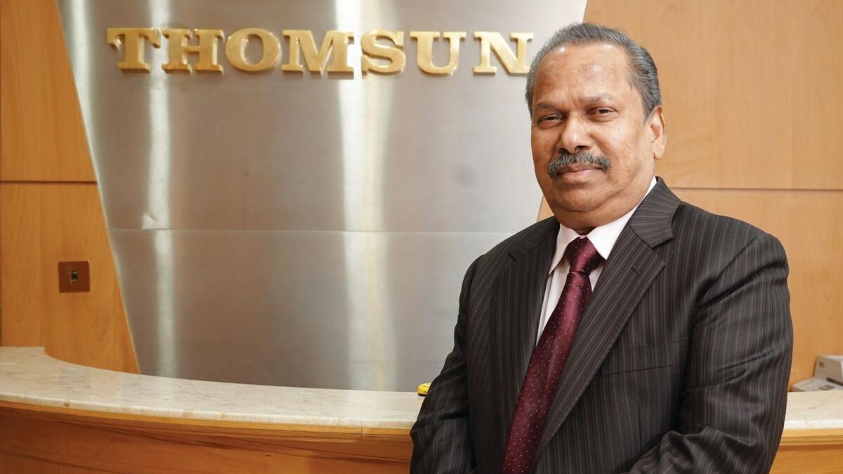 K V Thomas, Chairman and Managing Director at Thomsun Group
