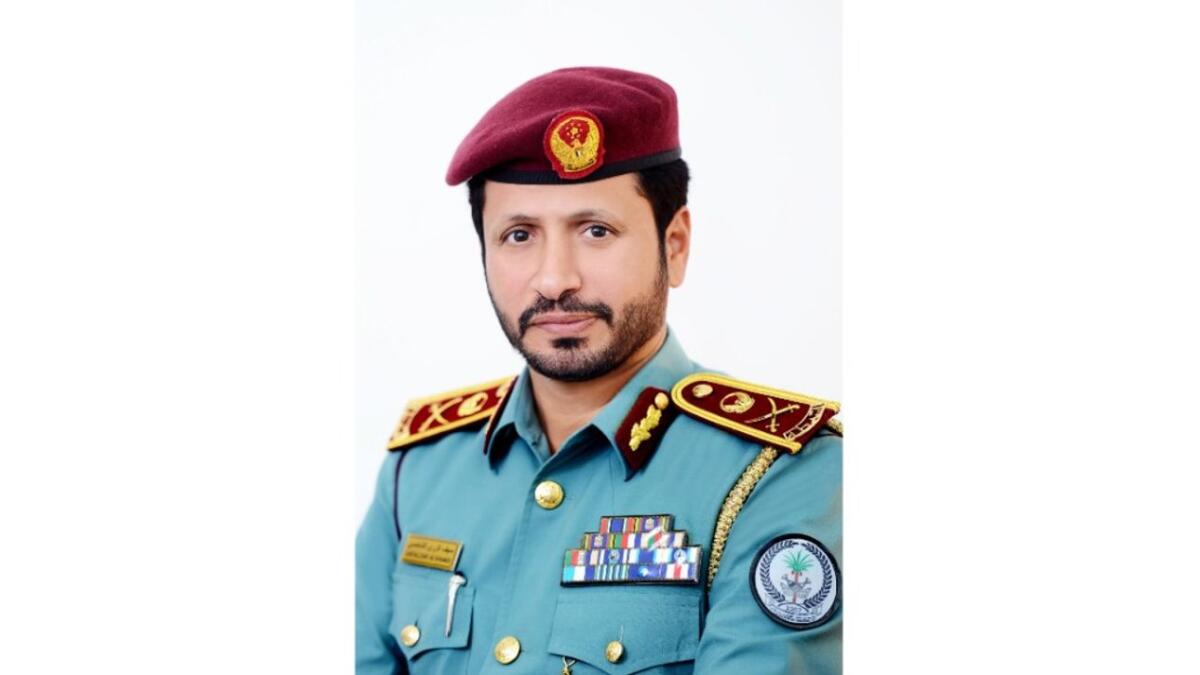 Major-General Saif Al Zari Al Shamsi, Commander-in-Chief of the Sharjah Police.