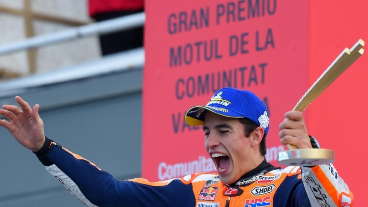 Spain's Marc Marquez won last year's MotoGP title. - AFP file