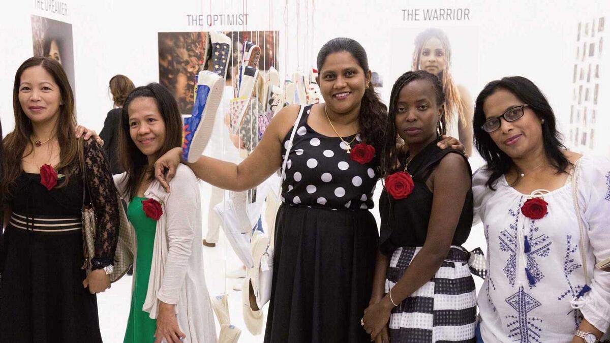 An art initiative helped these seven domestic workers from the Philippines, Kenya and Sri Lanka to overcome their unhappy past.