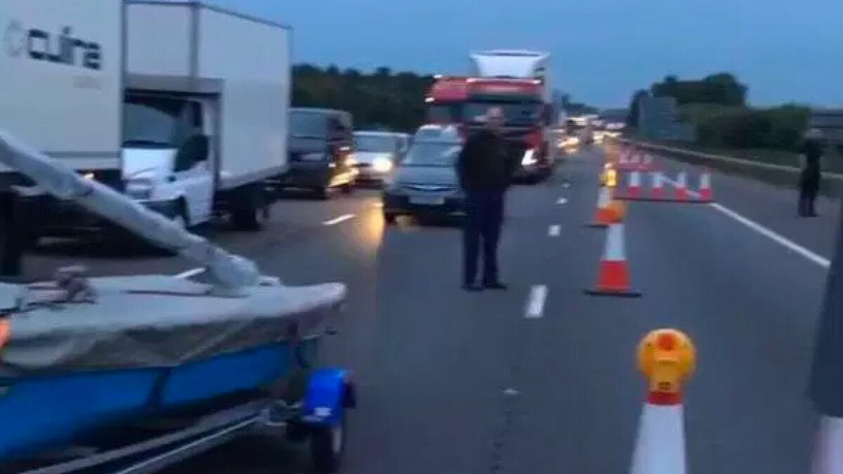 Several killed in British motorway crash