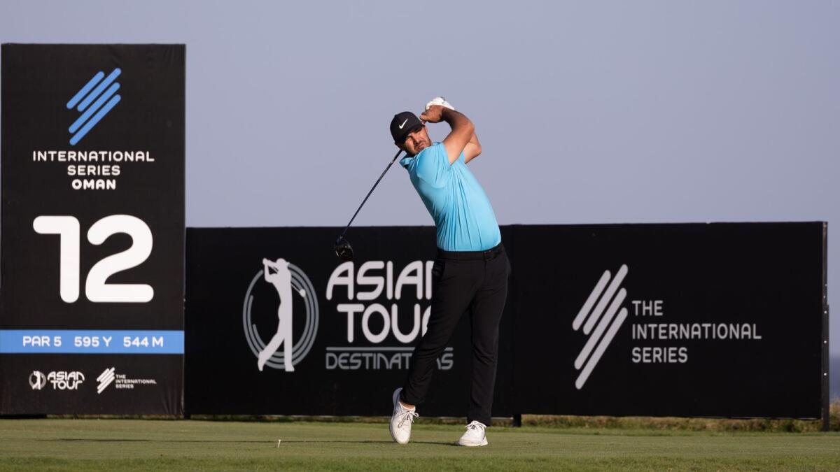 Brooks Koepka (US) competing in the International Series - Oman at Al Mouj Golf, Muscat. - Supplied photo