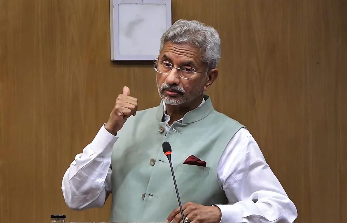 The space given to separatists is not good for India-Canada relationship and it’s not good for Canada, says India's External Affairs Minister S Jaishankar. Photo: PTI